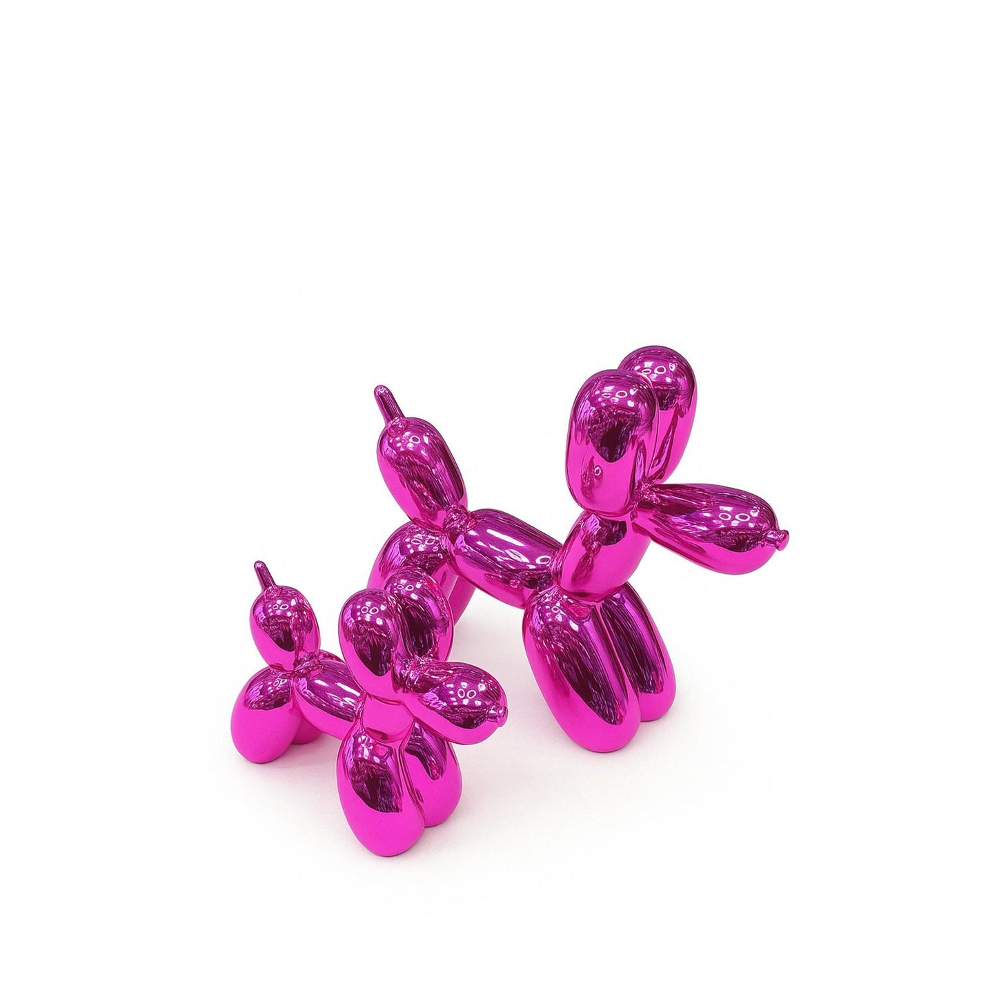 Balldog Balon Köpek Pembe Set