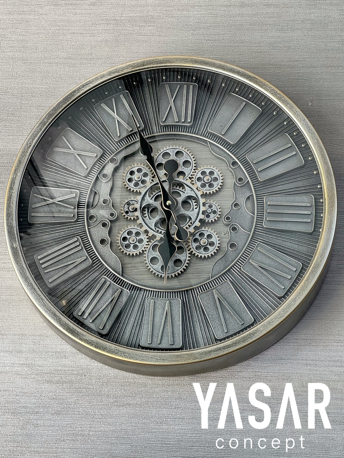 Cogentis Metal Çarklı Duvar Saati 46 Cm