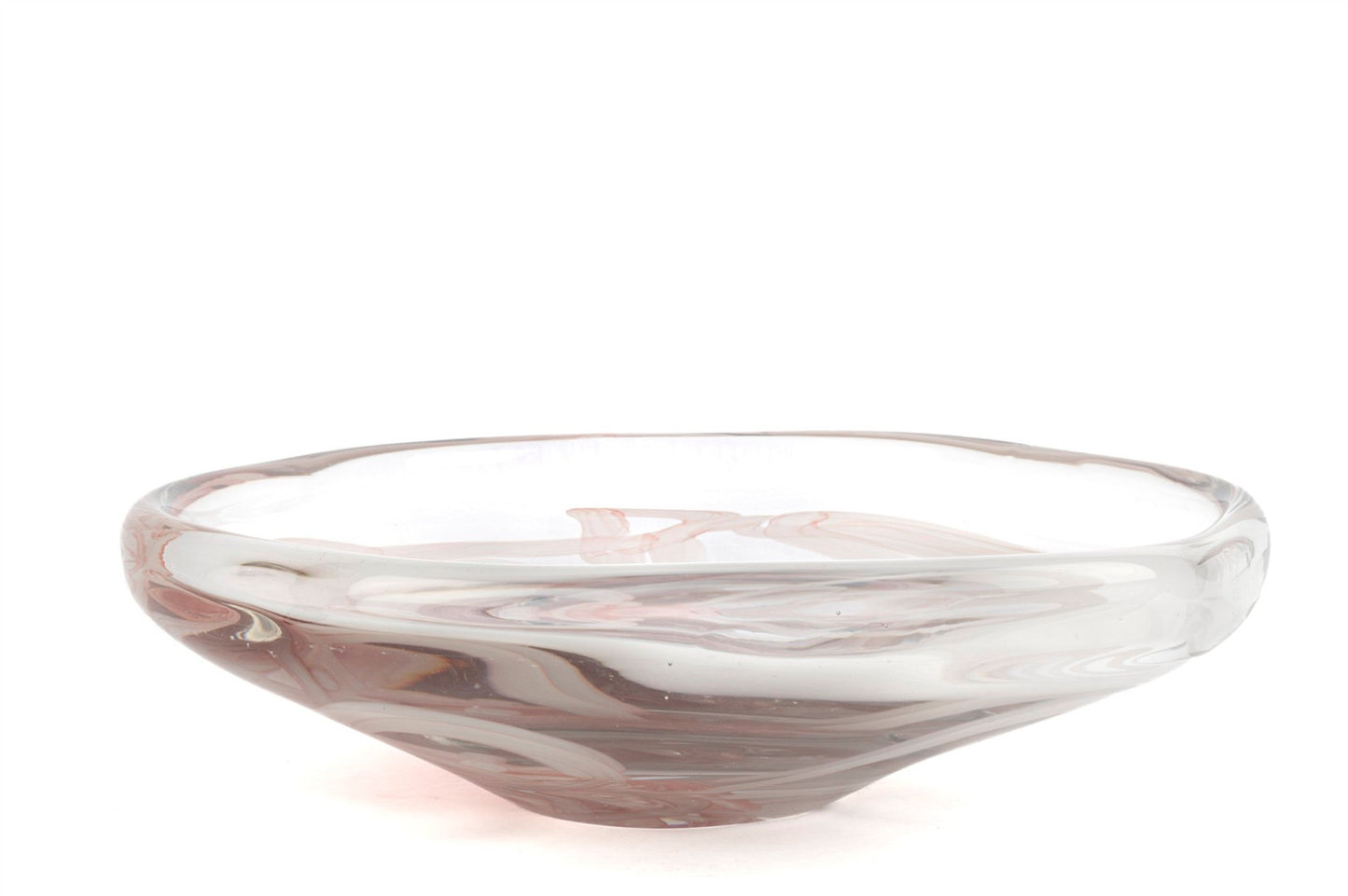 Rosve Dekoratif Cam Tabak Gül Kurusu