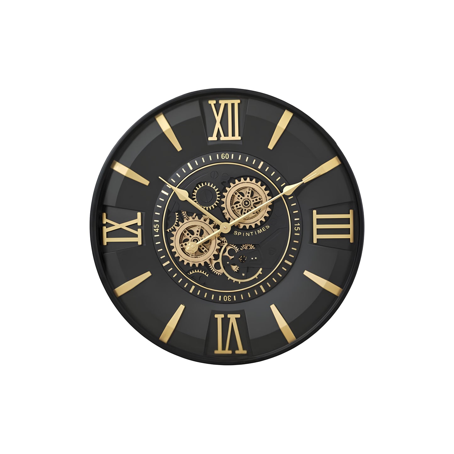 Axiom Metal Çarklı Duvar Saati 60 Cm