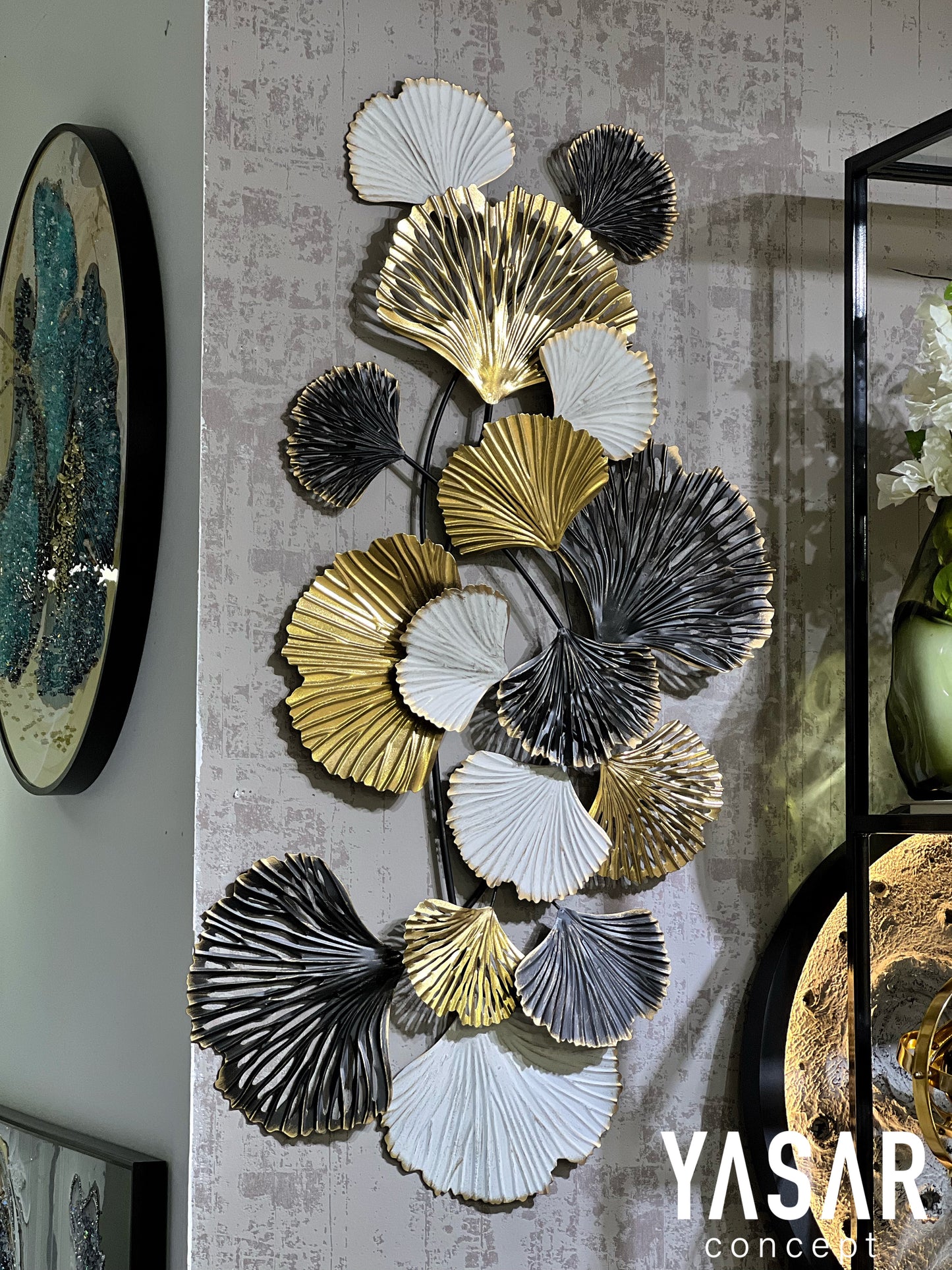 Ginkgo Metal Duvar Panosu
