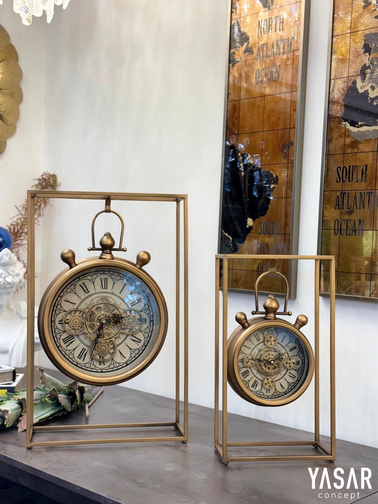 Gearform Çarklı Masa Saati Büyük