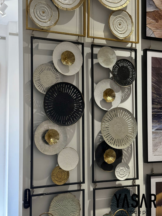 2'Li Armetta Metal Duvar Panosu Tablosu