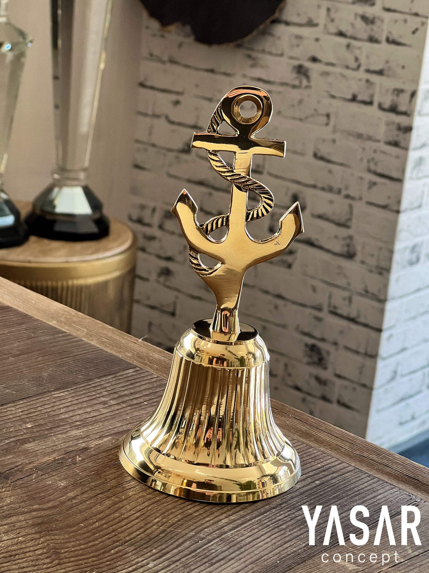 Radiant Ring Pirinç Çan Dekor