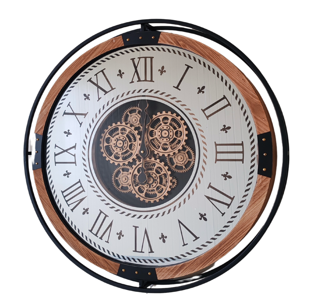 Lignora LEDLİ Çarklı Duvar Saati 70 Cm