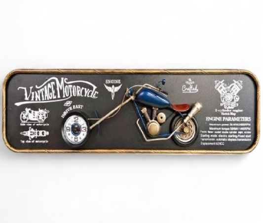 TorqueTime Metal Duvar Saati 21x78 Cm