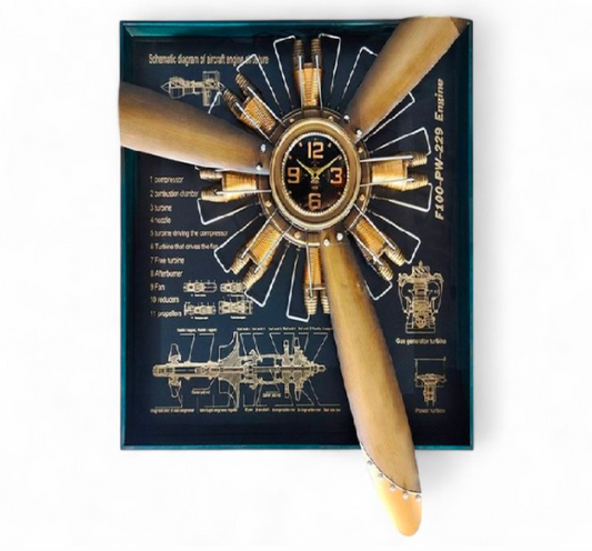 Airwave Metal Duvar Saati 80x96 Cm