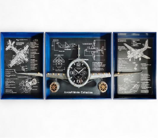 Skyline Metal Duvar Saati Tablo 65x175 Cm