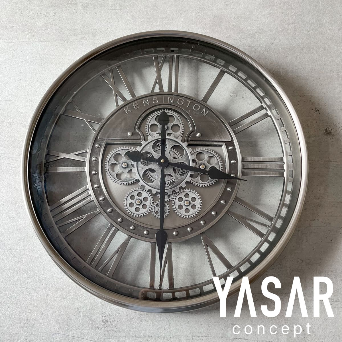 Noctogear Metal Çarklı Duvar Saati 55 Cm