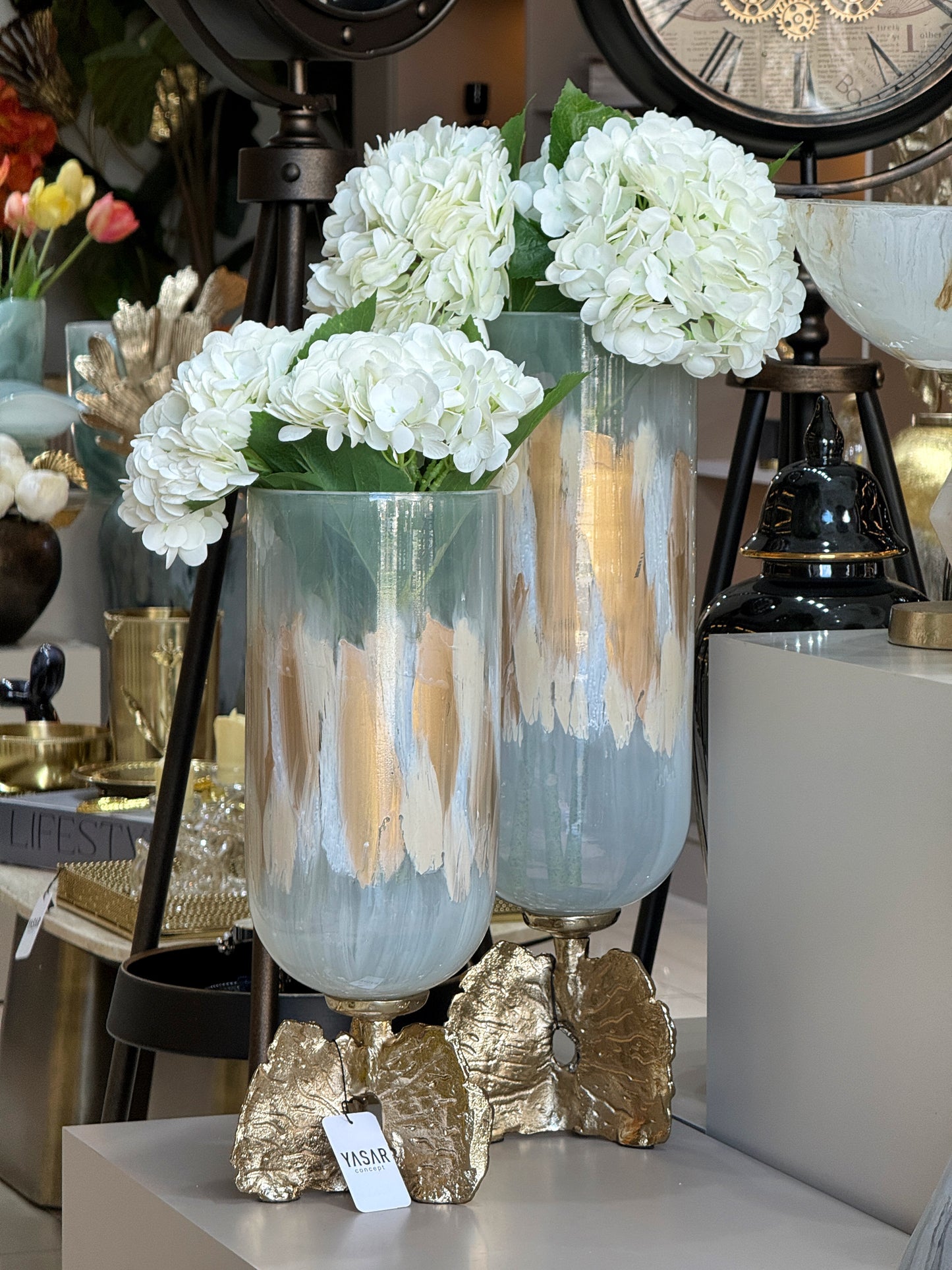 Satura Ayaklı Vazo Set