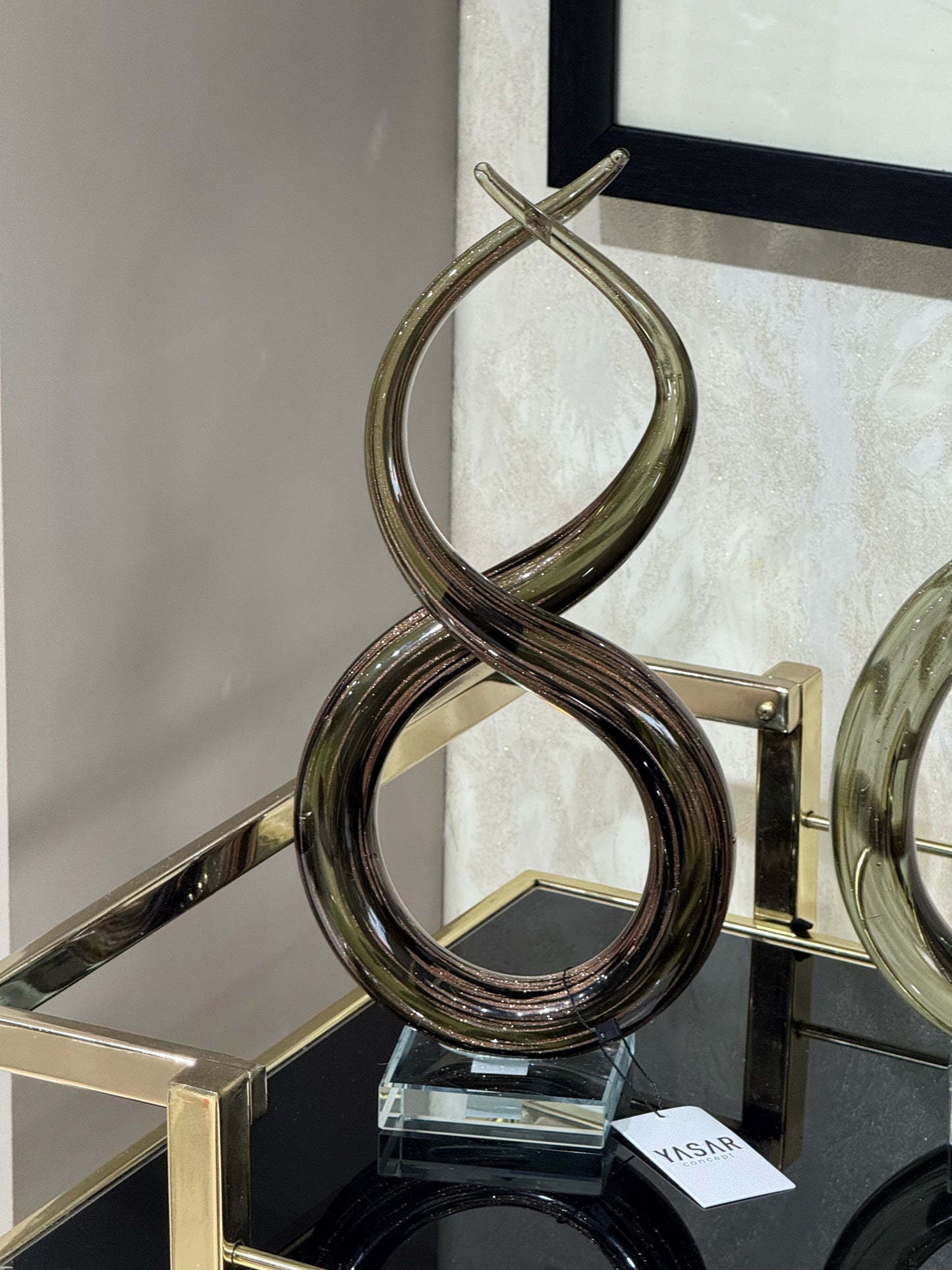 Spiraglio Soyut Cam Obje