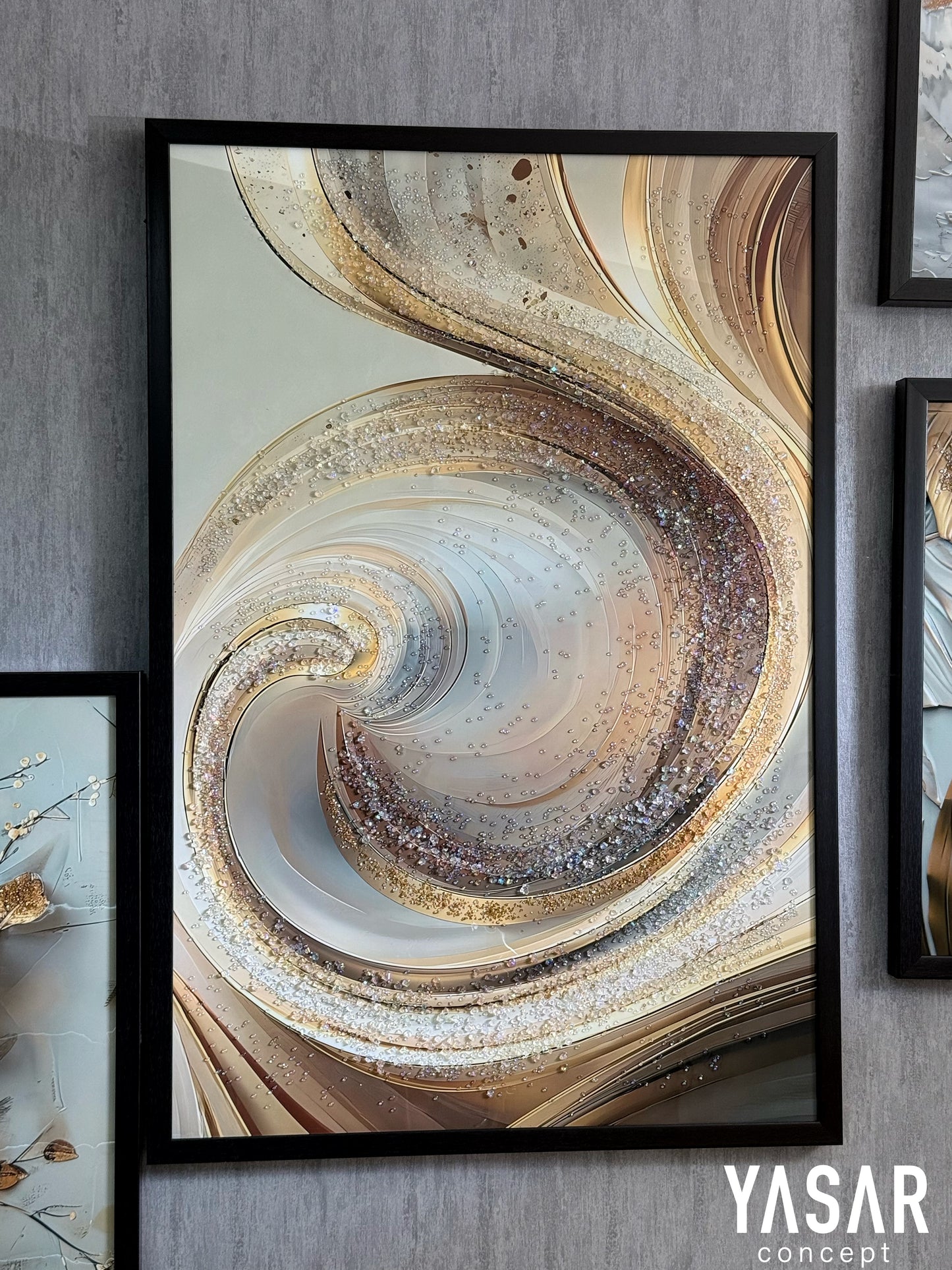 Lumicircle Kristal Epoksi Taşlı Reçine Tablo 85x125 Cm