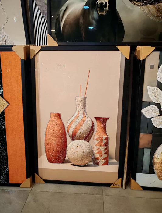 Texture Tone Kristal Epoksi Taşlı Reçine Tablo