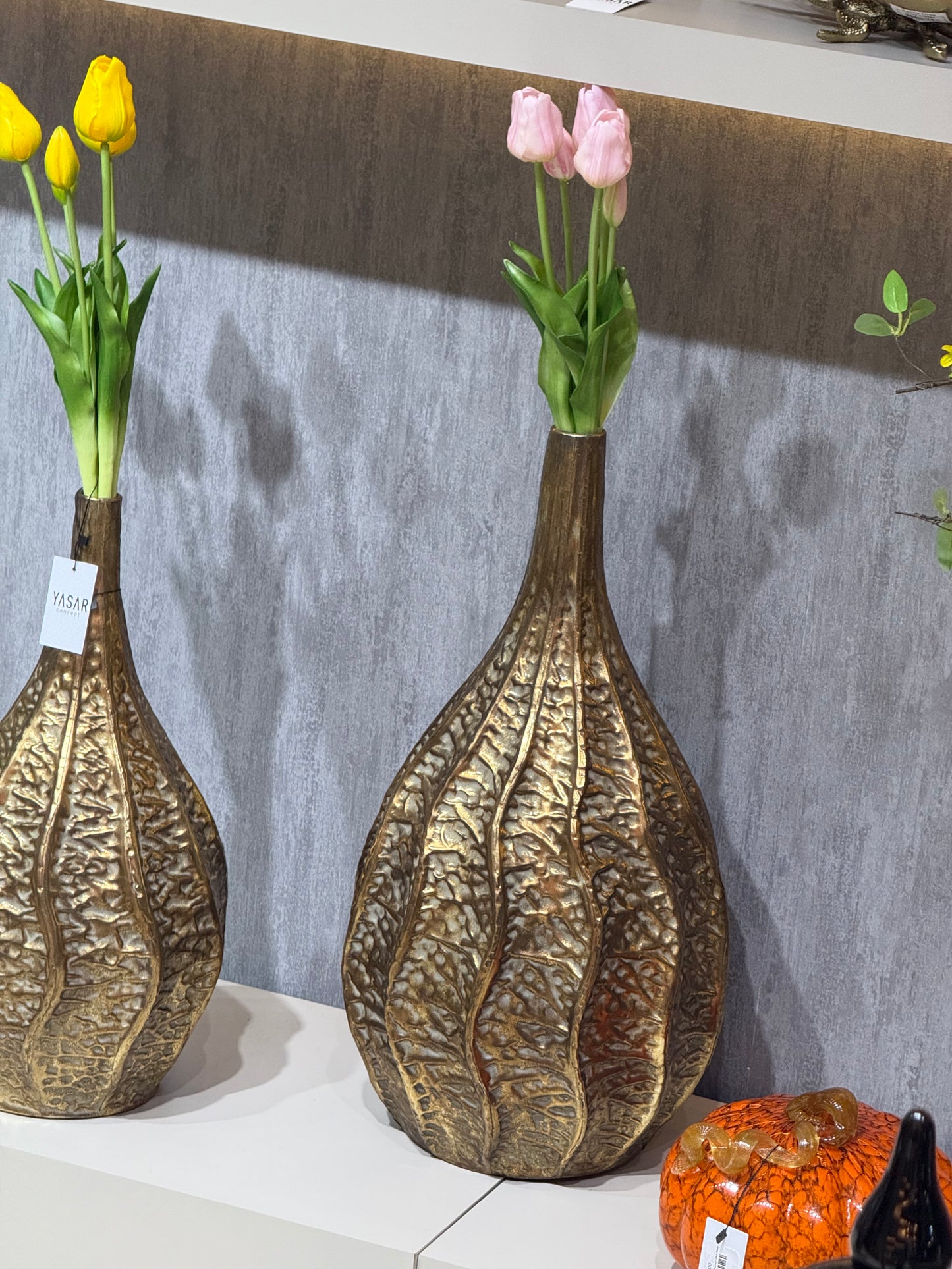 Luxonda Metal Vazo 29x58 Cm