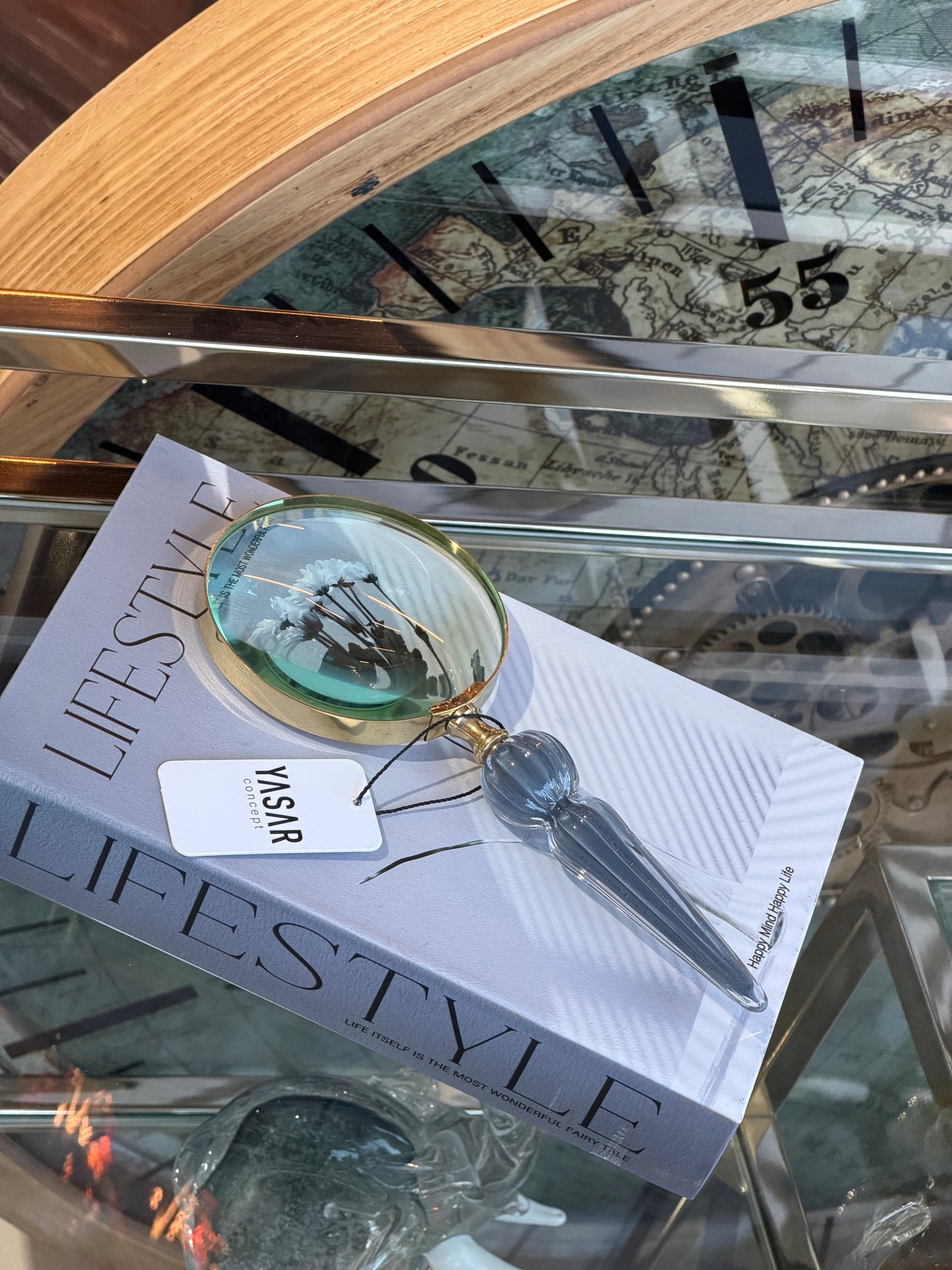 Lucentis Cam Büyüteç Gri 10x24 Cm