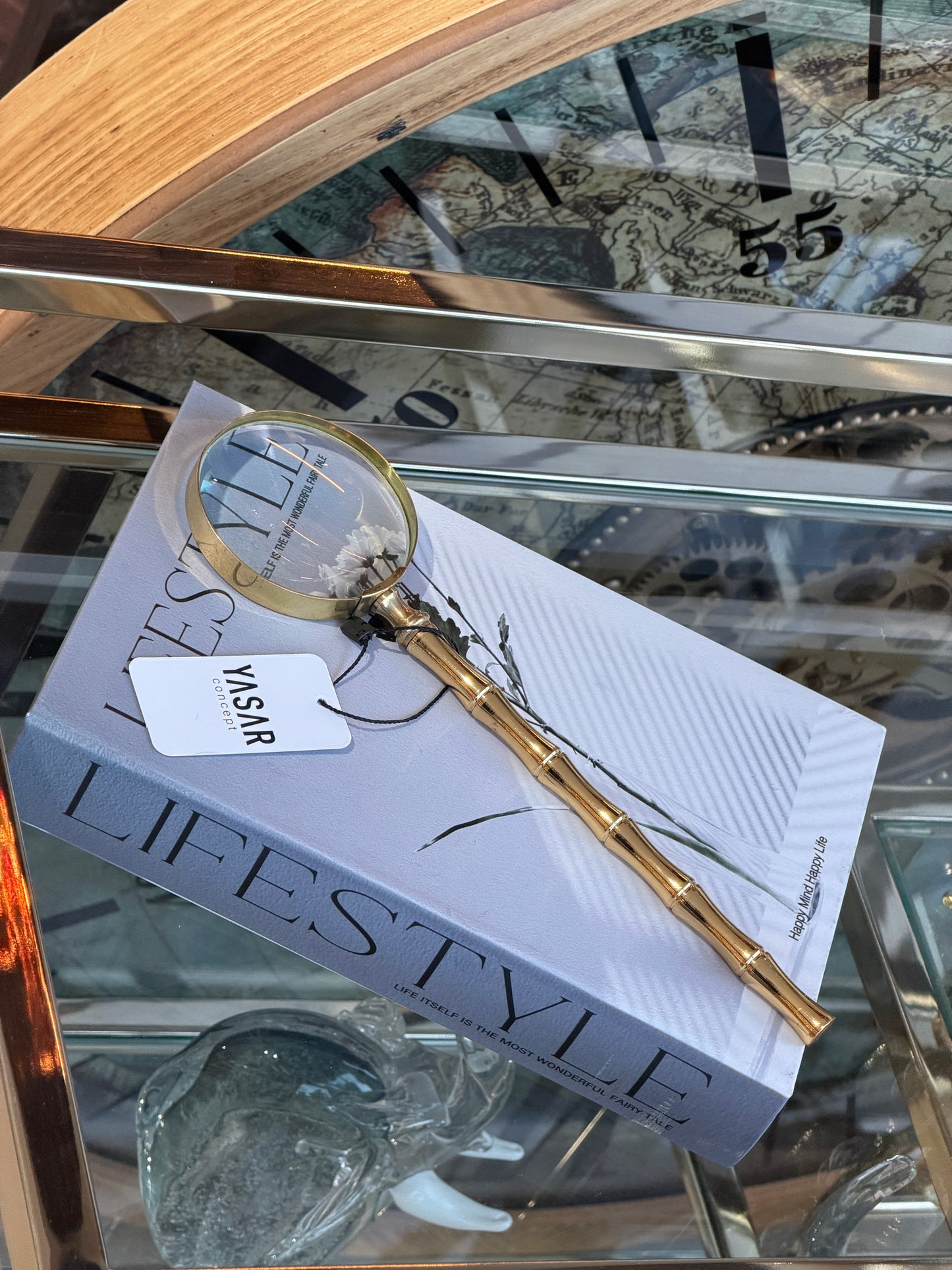 Bambelle Pirinç Büyüteç 8x28 Cm