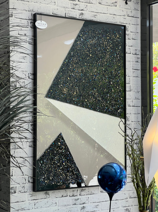 Abstract Art Kristal Epoksi Taşlı Reçine Tablo