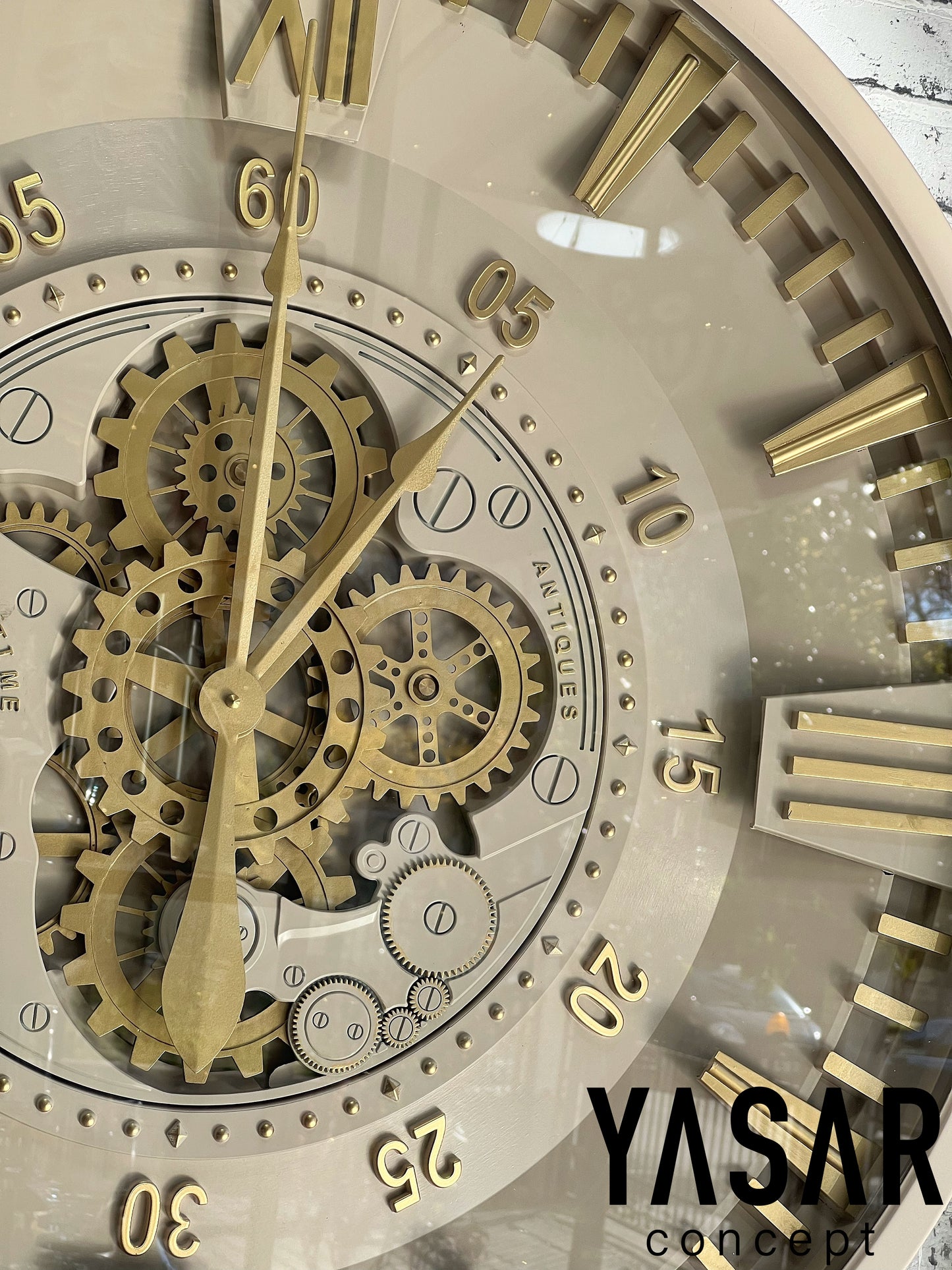 Chronosphere Metal Çarklı Duvar Saati 80 Cm