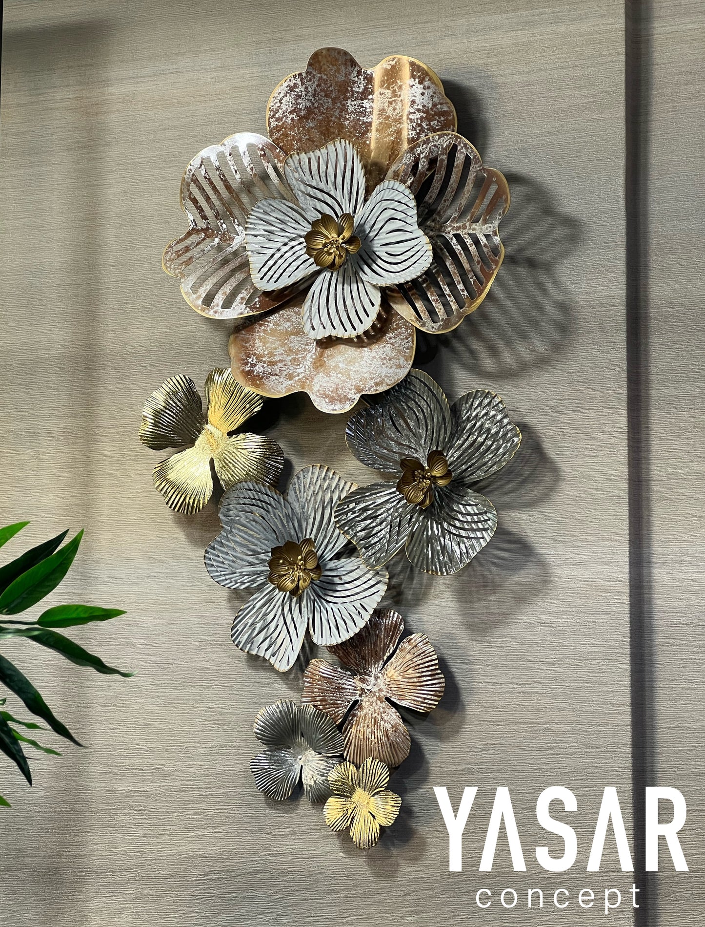 Florustic Metal Duvar Panosu 50x95 Cm