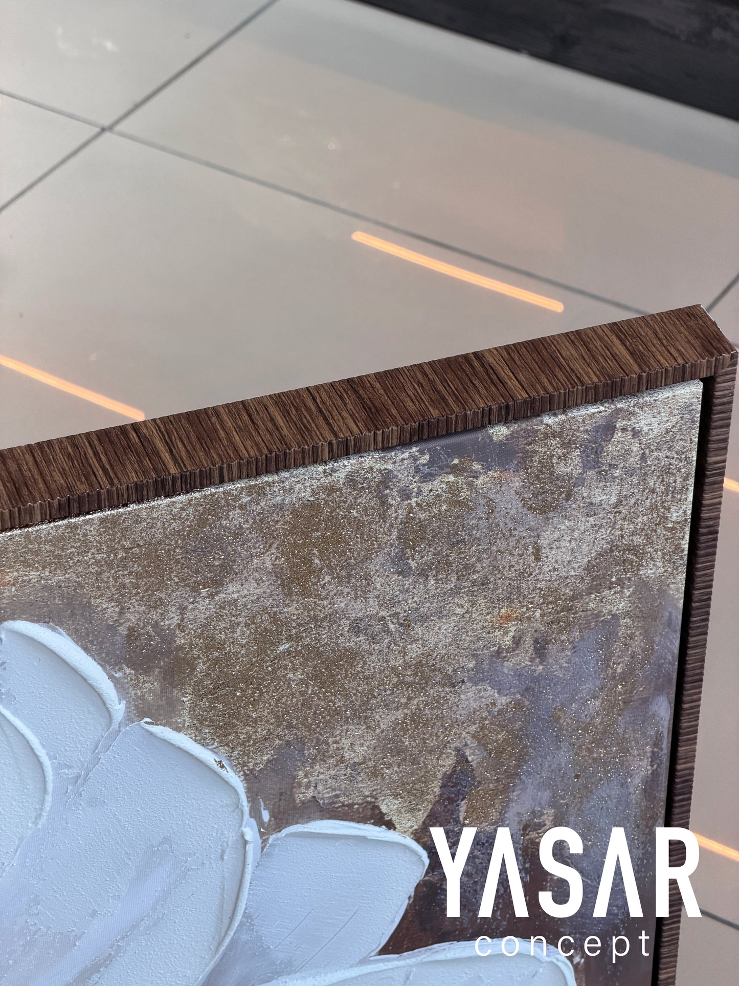 Brunoria Dokulu Boyalı Tablo