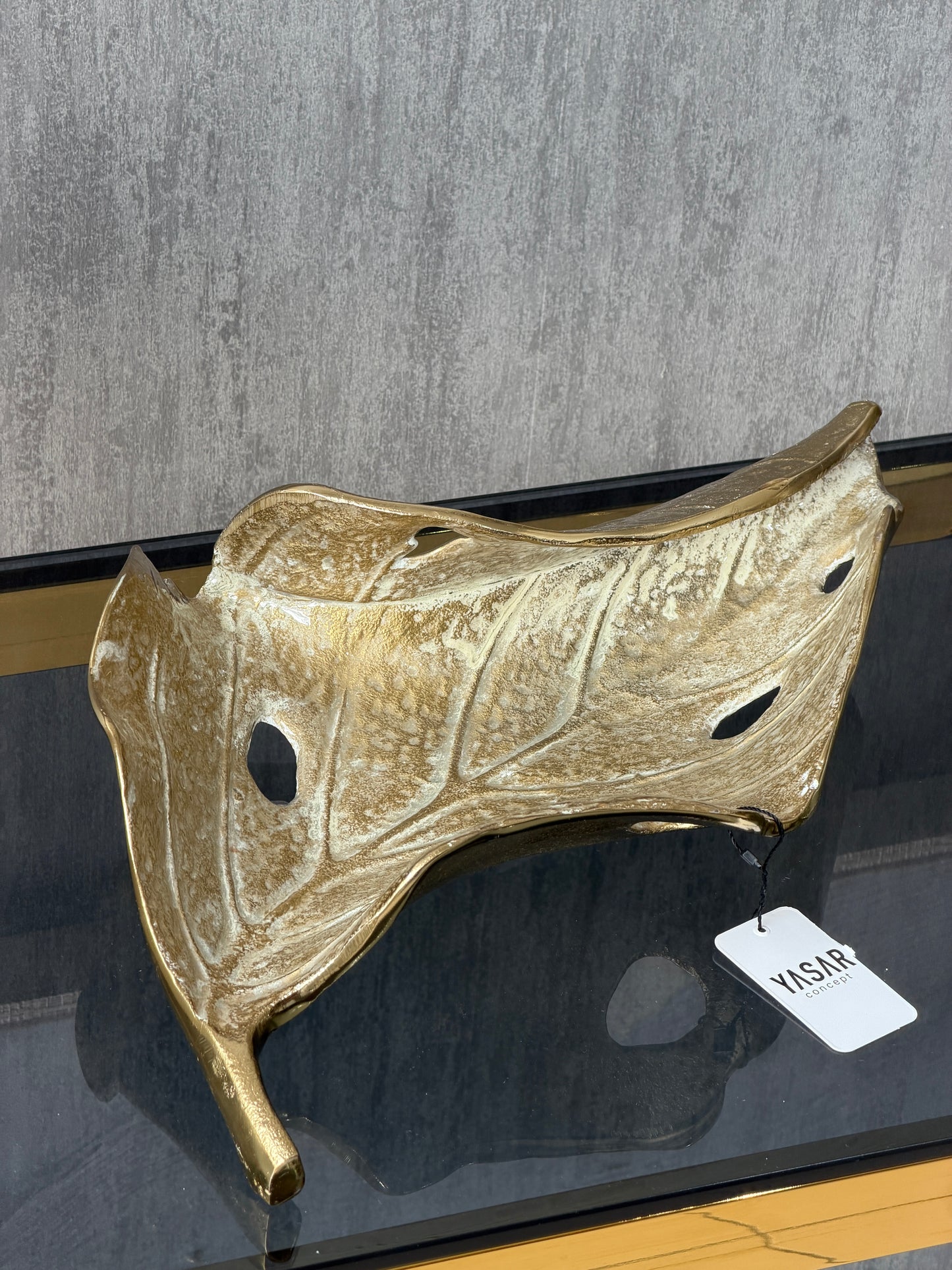 Belverde Metal Yaprak Tabak
