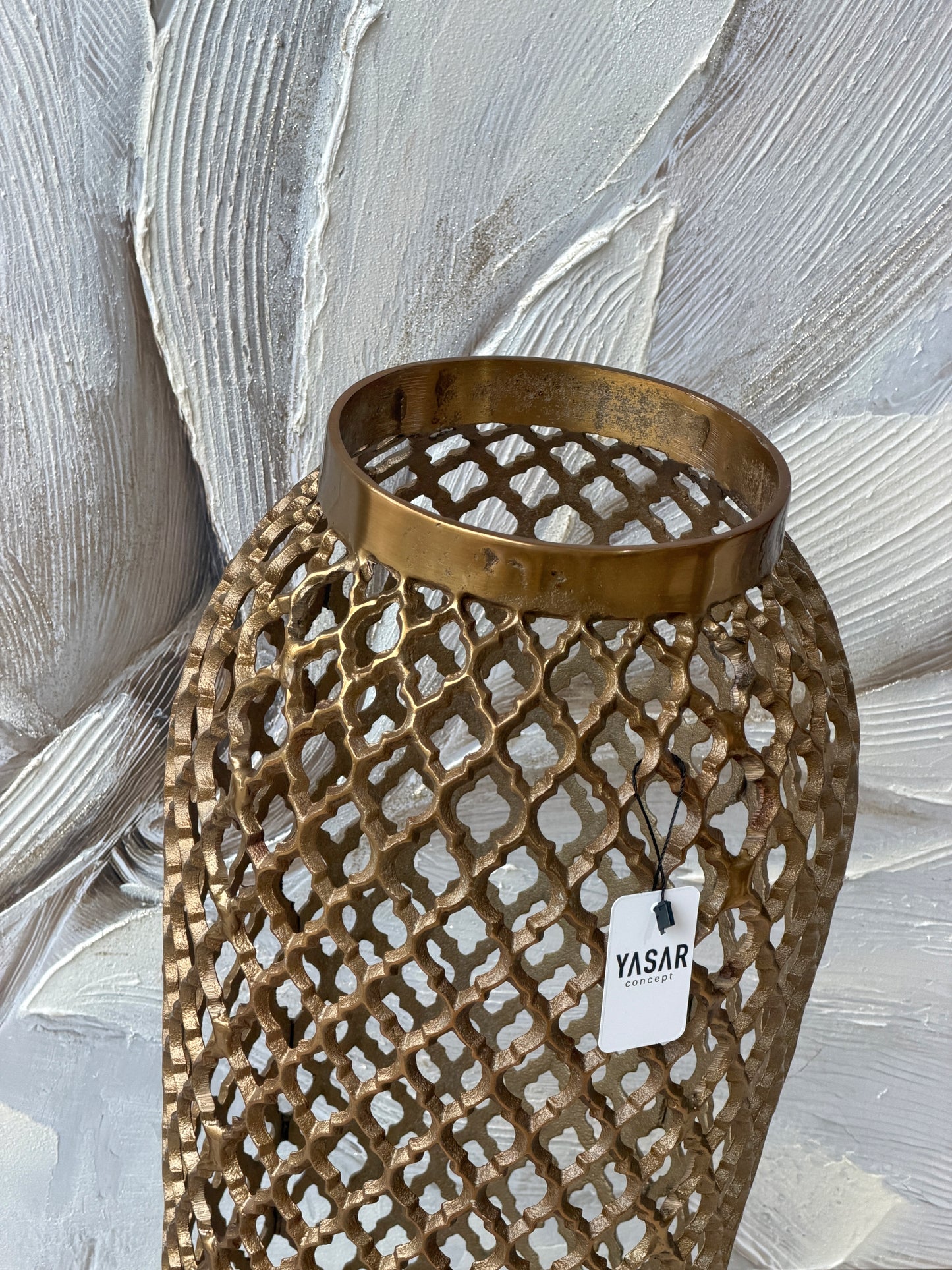 Montaro Metal Yer Vazosu 28x89 Cm