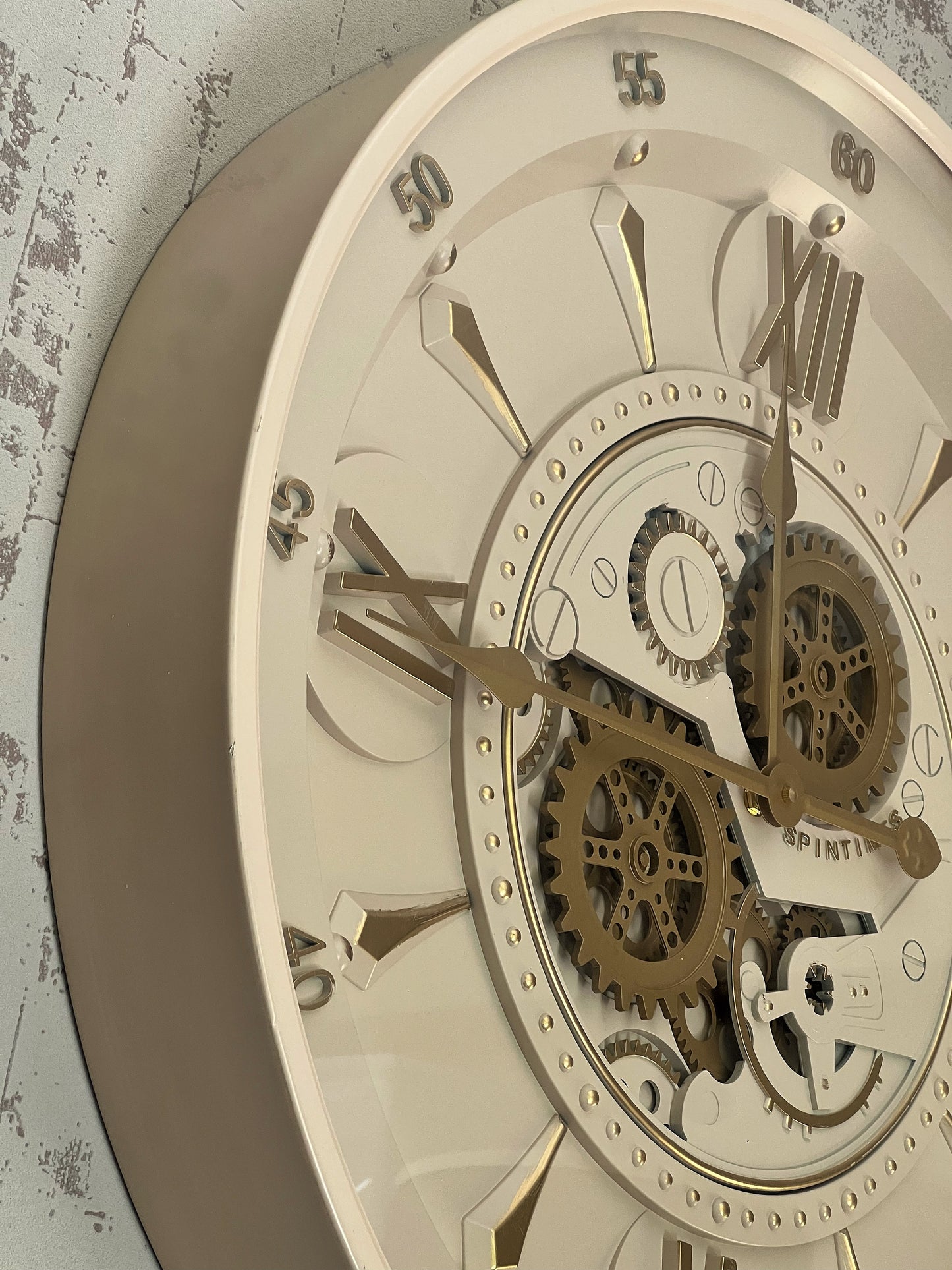 Cogsphere Metal Çarklı Duvar Saati 60 Cm