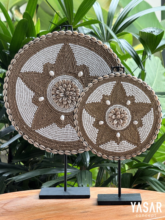 2'Li Azura Dekoratif Disk Obje Duvar Dekoru