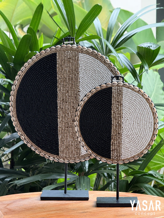 2'Li Sienna Dekoratif Disk Obje Duvar Dekoru