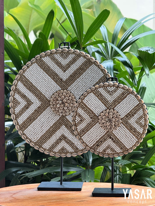 2'Li Zephira Dekoratif Disk Obje Duvar Dekoru