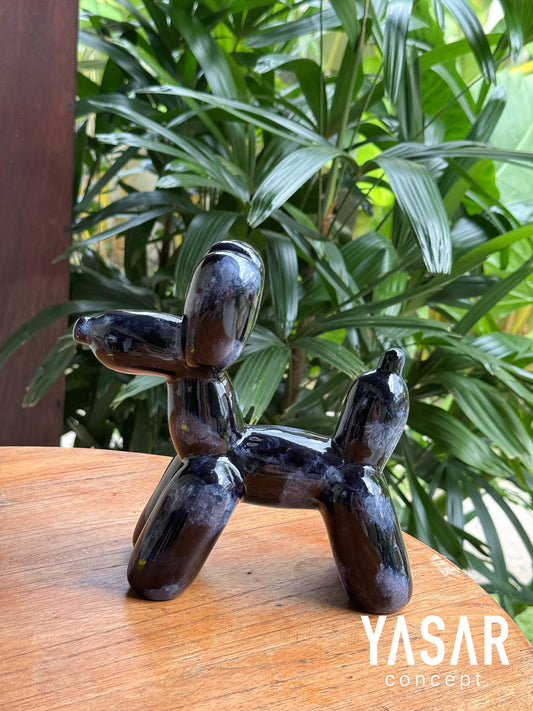 Balloon Dog, Balon Köpek Marble Siyah
