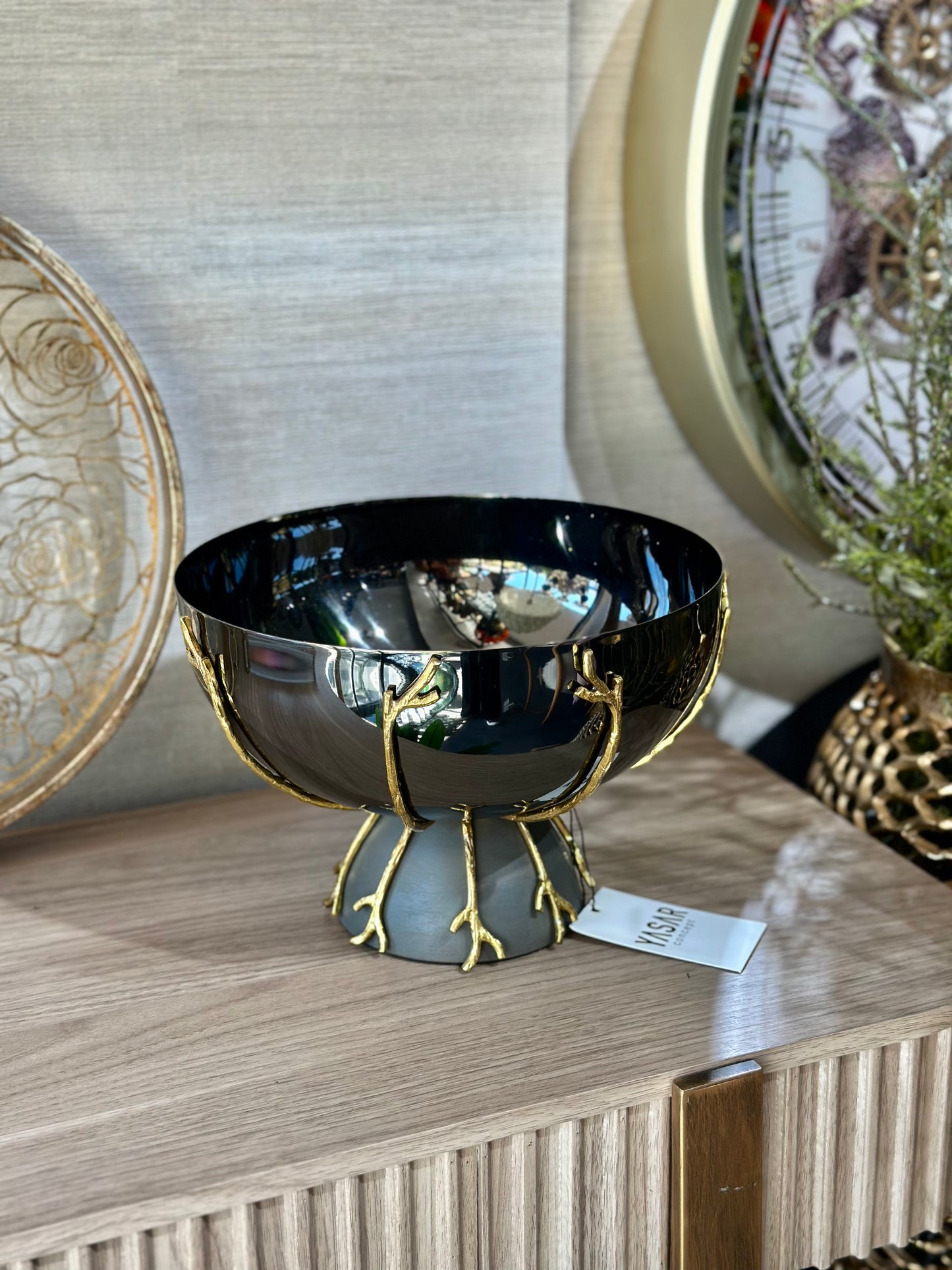 Reefine Dekoratif Metal Kase Meyvelik