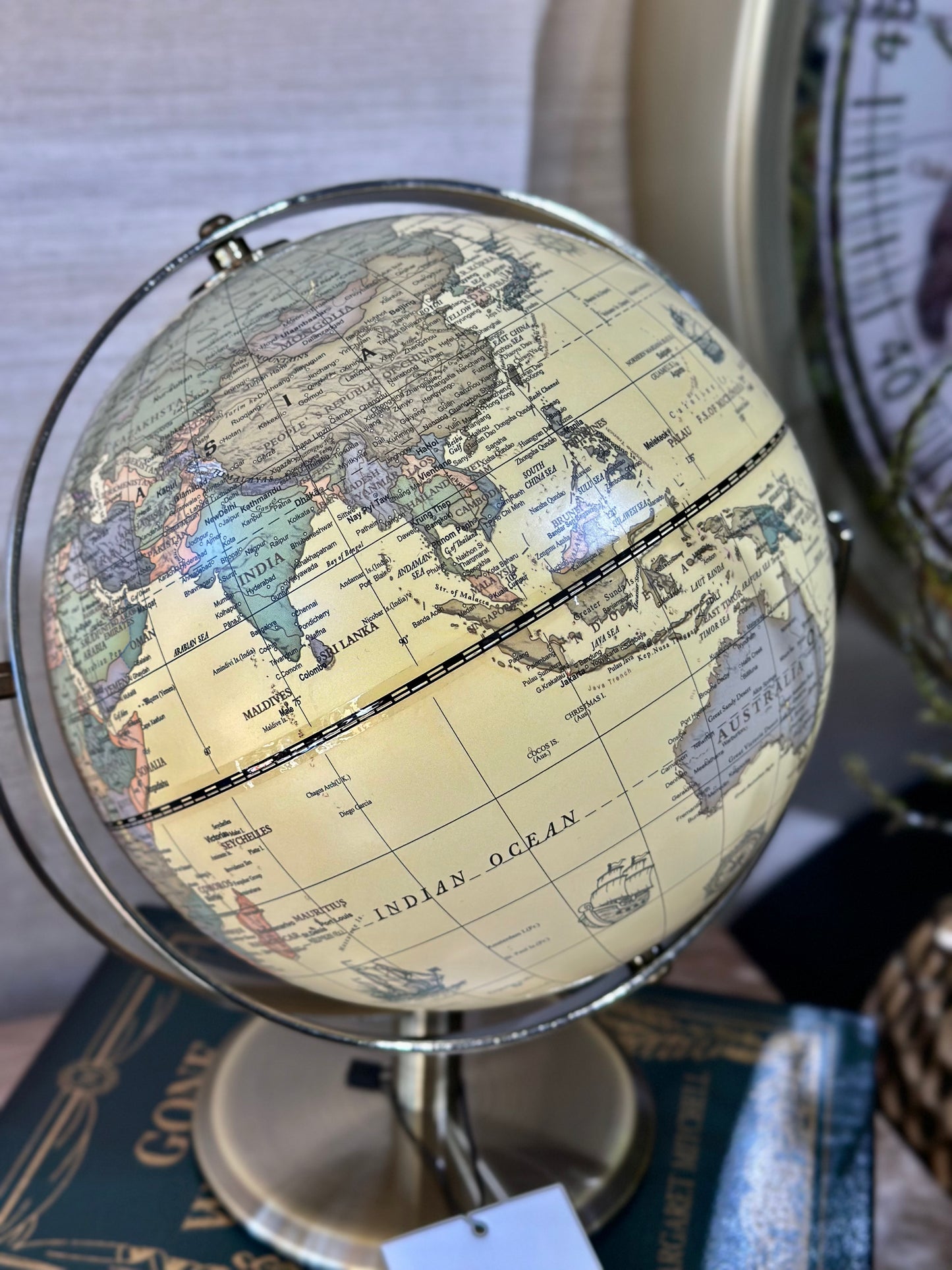 Aureorb Metal Dünya Küre 24x28 Cm