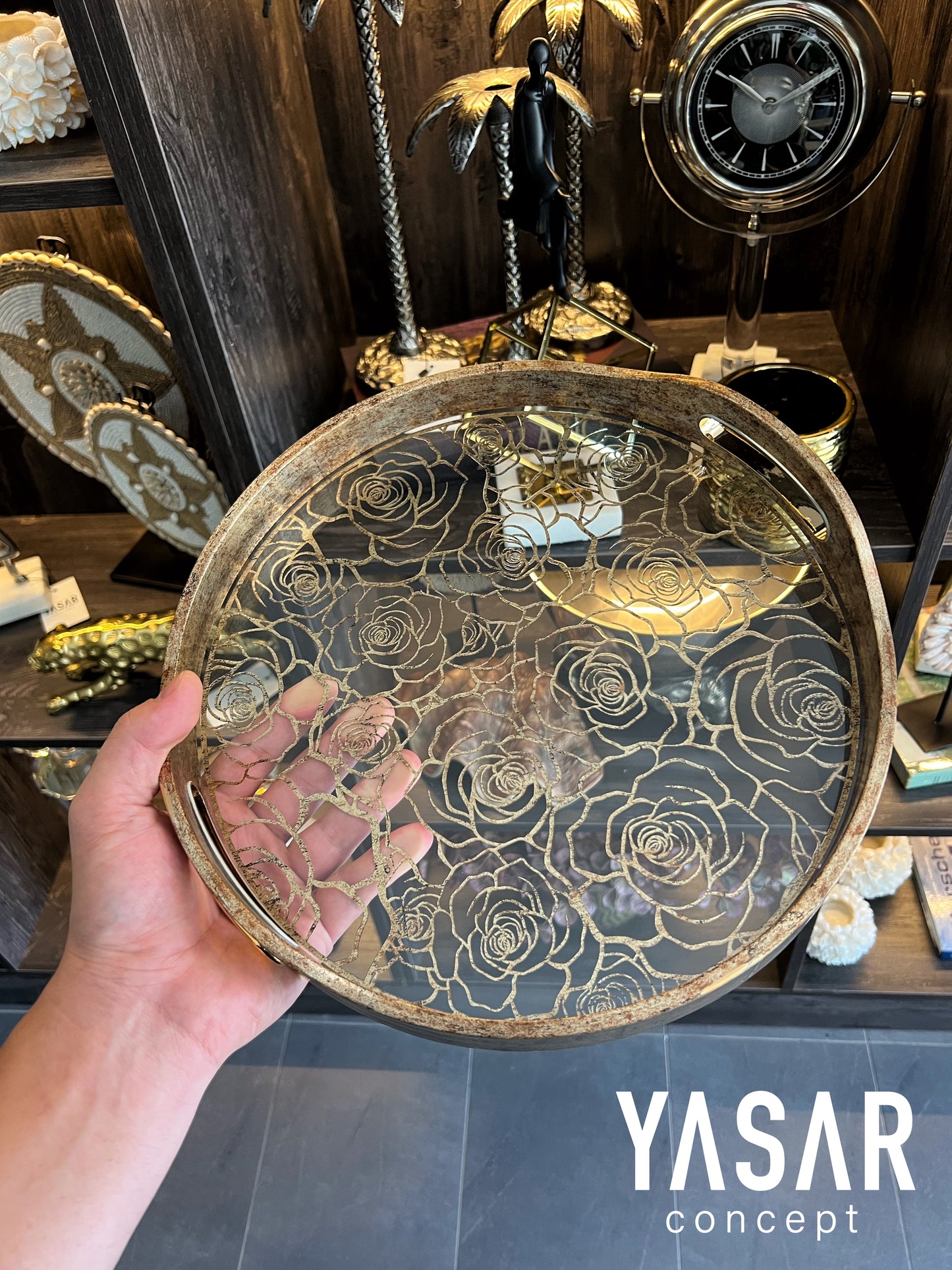 Florabel Dekoratif Tepsi 32 Cm