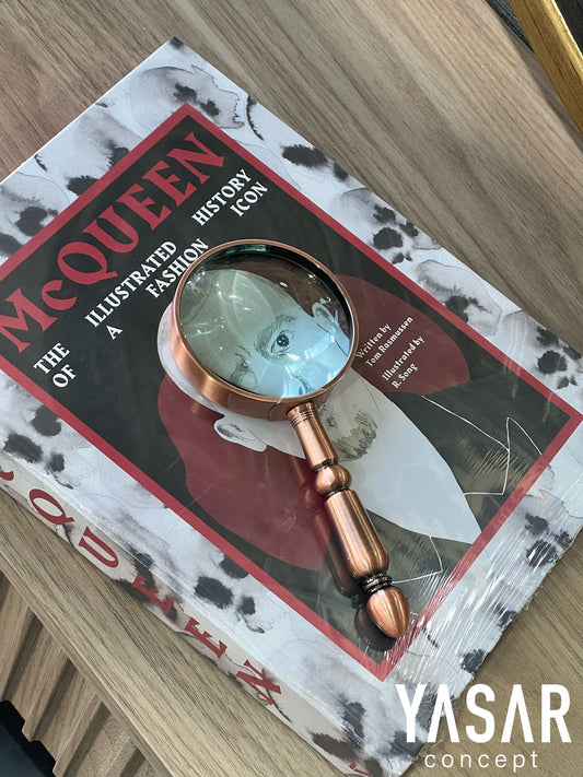 Brossor Pirinç Büyüteç Rose