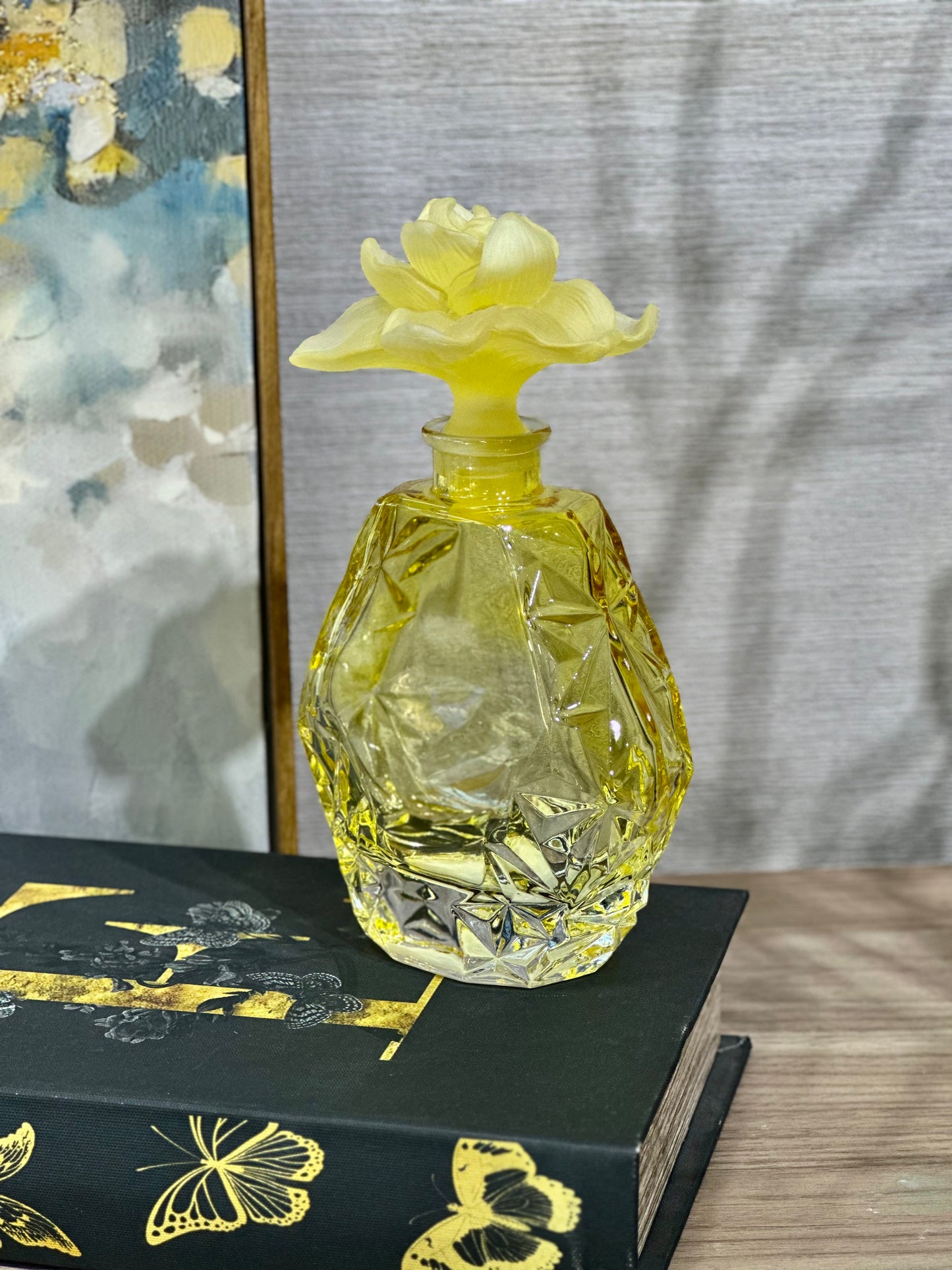 Vessaro Kristal Kapaklı Cam Karaf Şişe