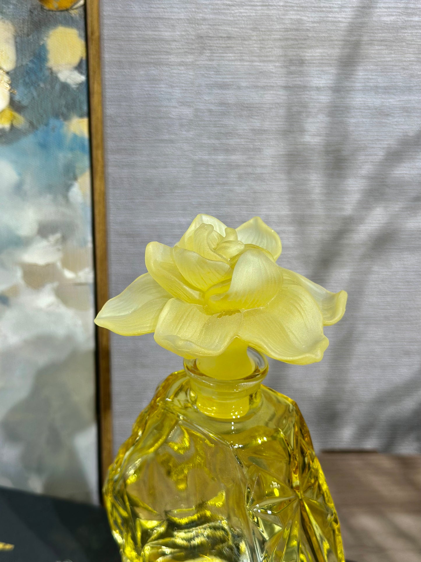 Vessaro Kristal Kapaklı Cam Karaf Şişe