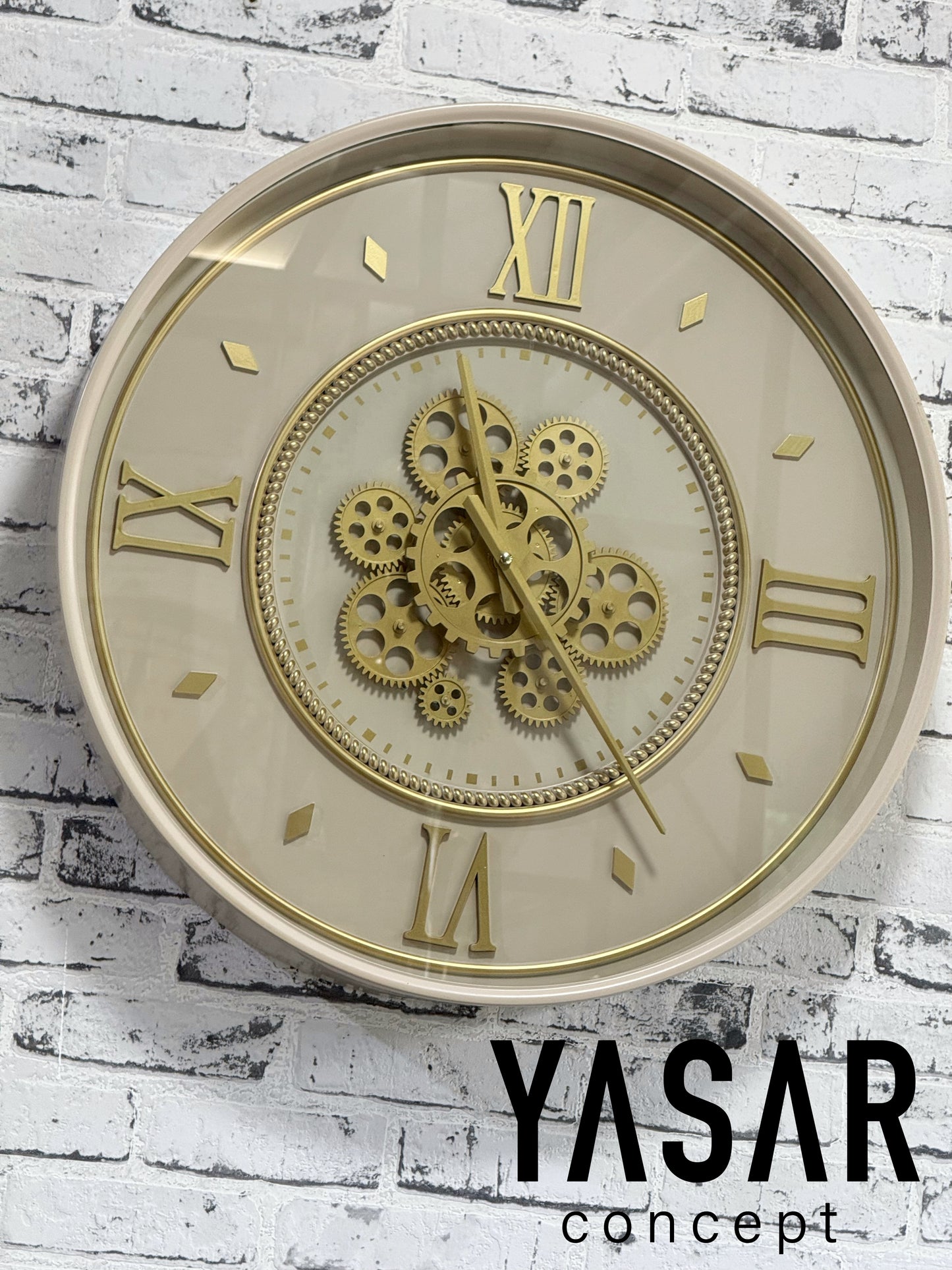 Dial Metal Çarklı Duvar Saati 55 Cm
