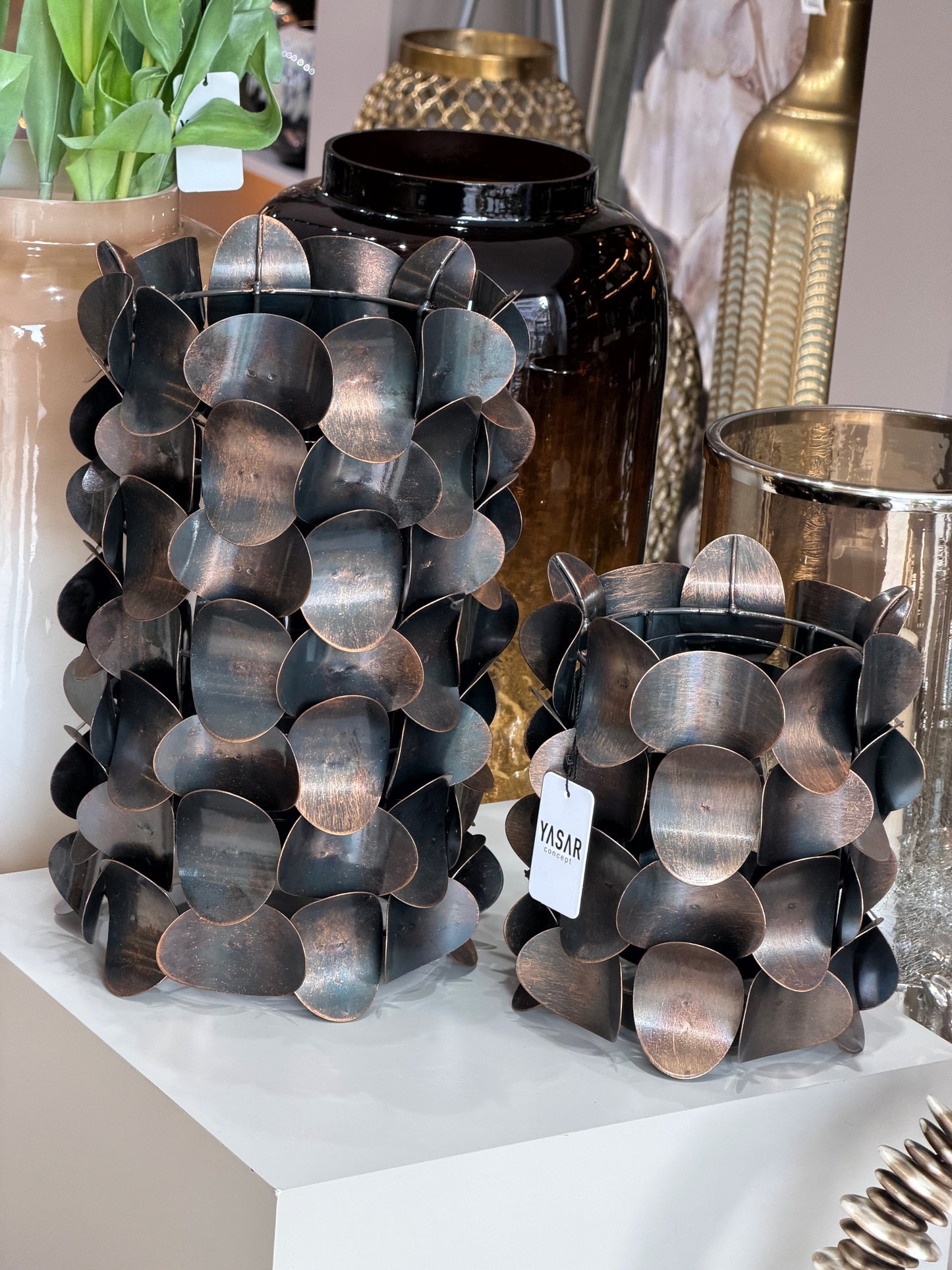 Frillia Metal Mumluk Set Eskitme