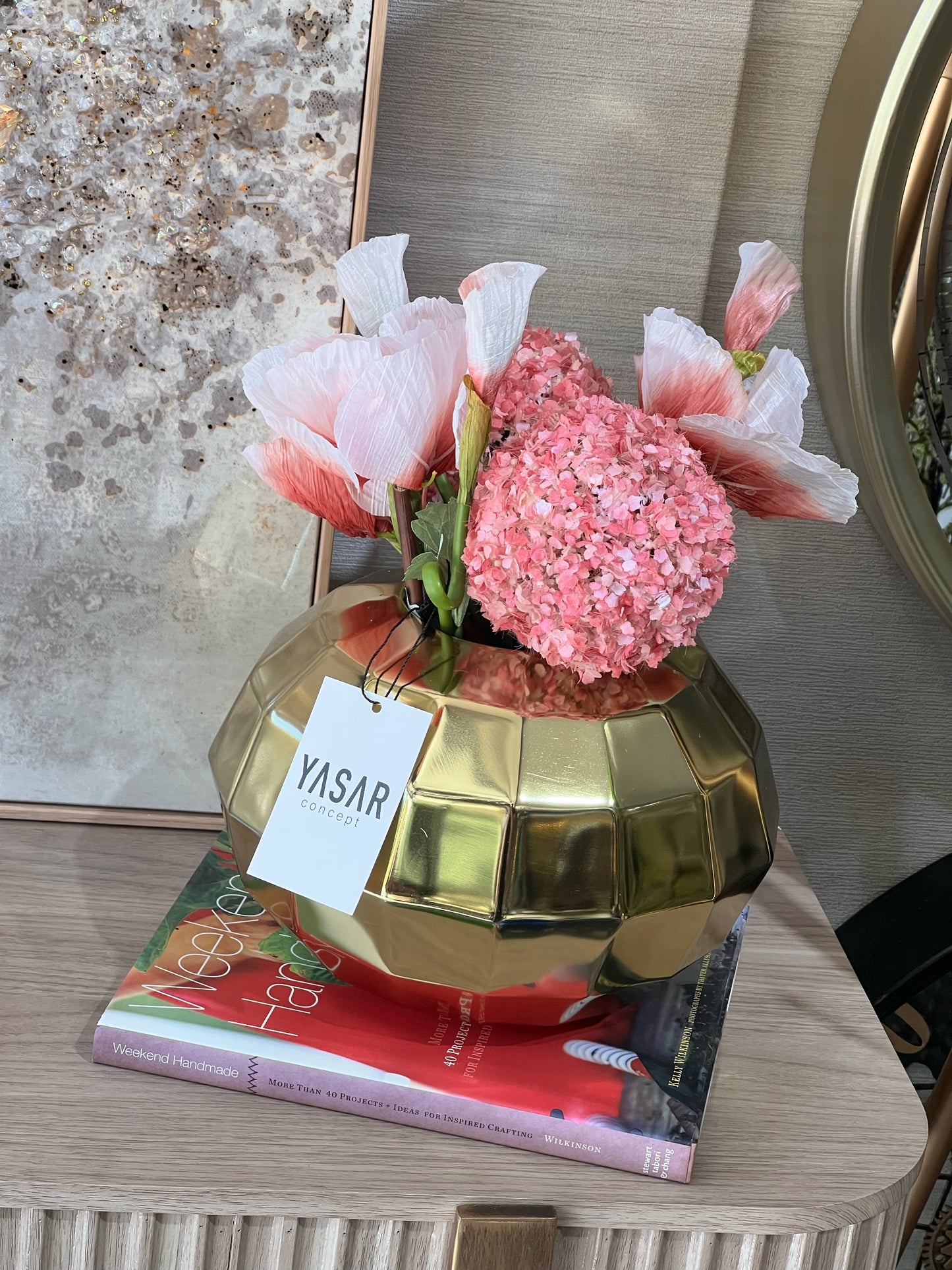 Emery Metal Vazo Gold