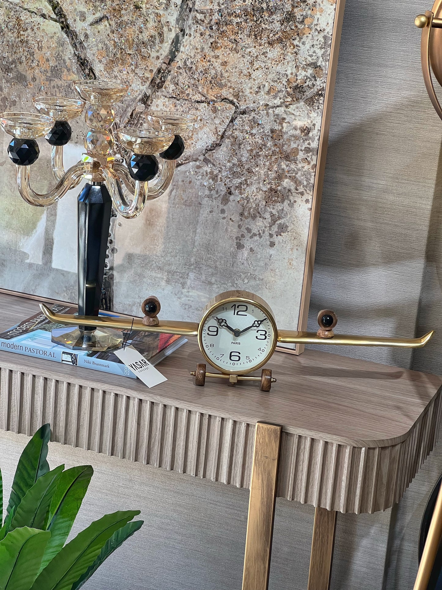 Avion Uçak Masa Saati