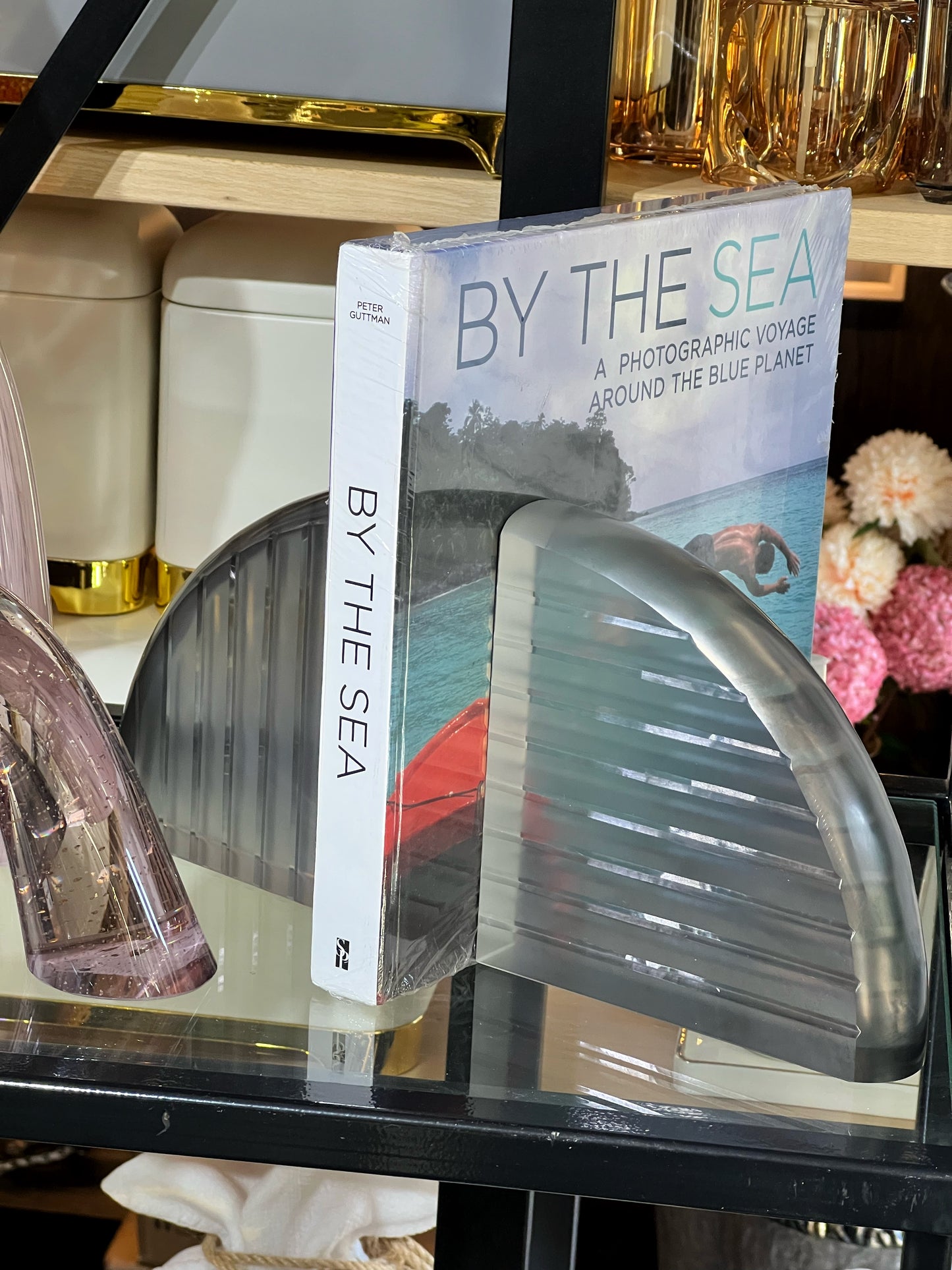 Frosted Kristal Kitap Tutucu