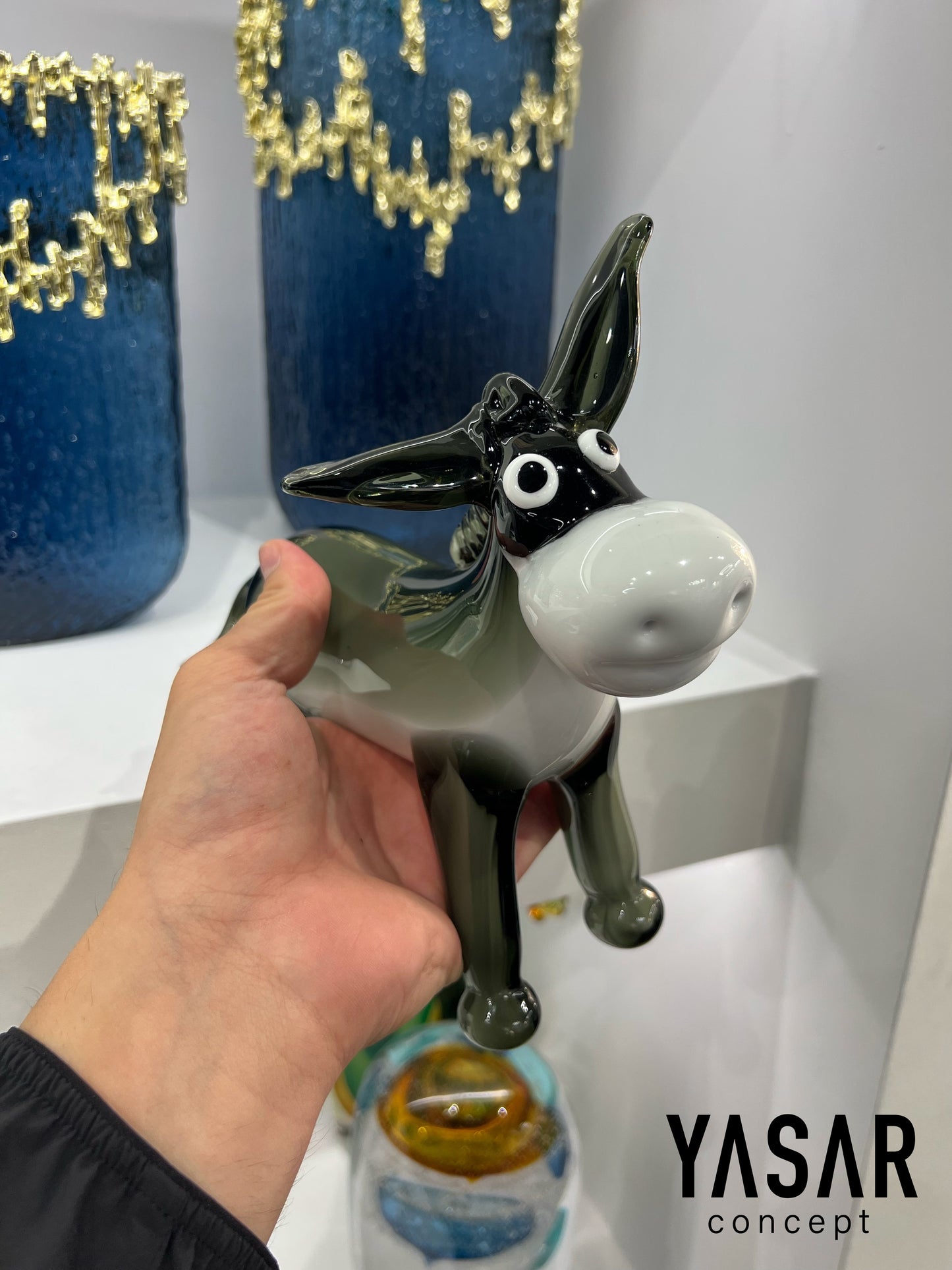 Donzino Cam Dekoratif Obje