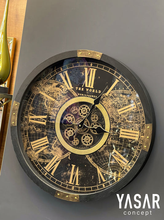 Cartowood Çarklı Duvar Saati 64 Cm