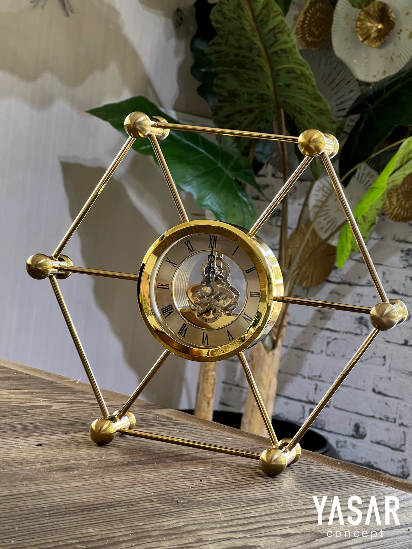 Chronobullet Metal Çarklı Masa Saati