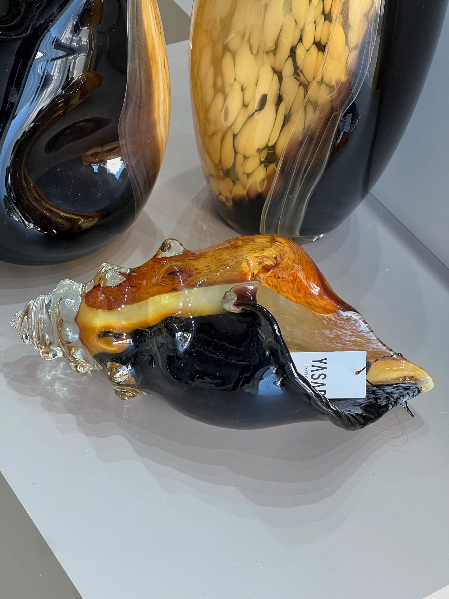 Caramiel Dekoratif Cam Deniz Kabuğu