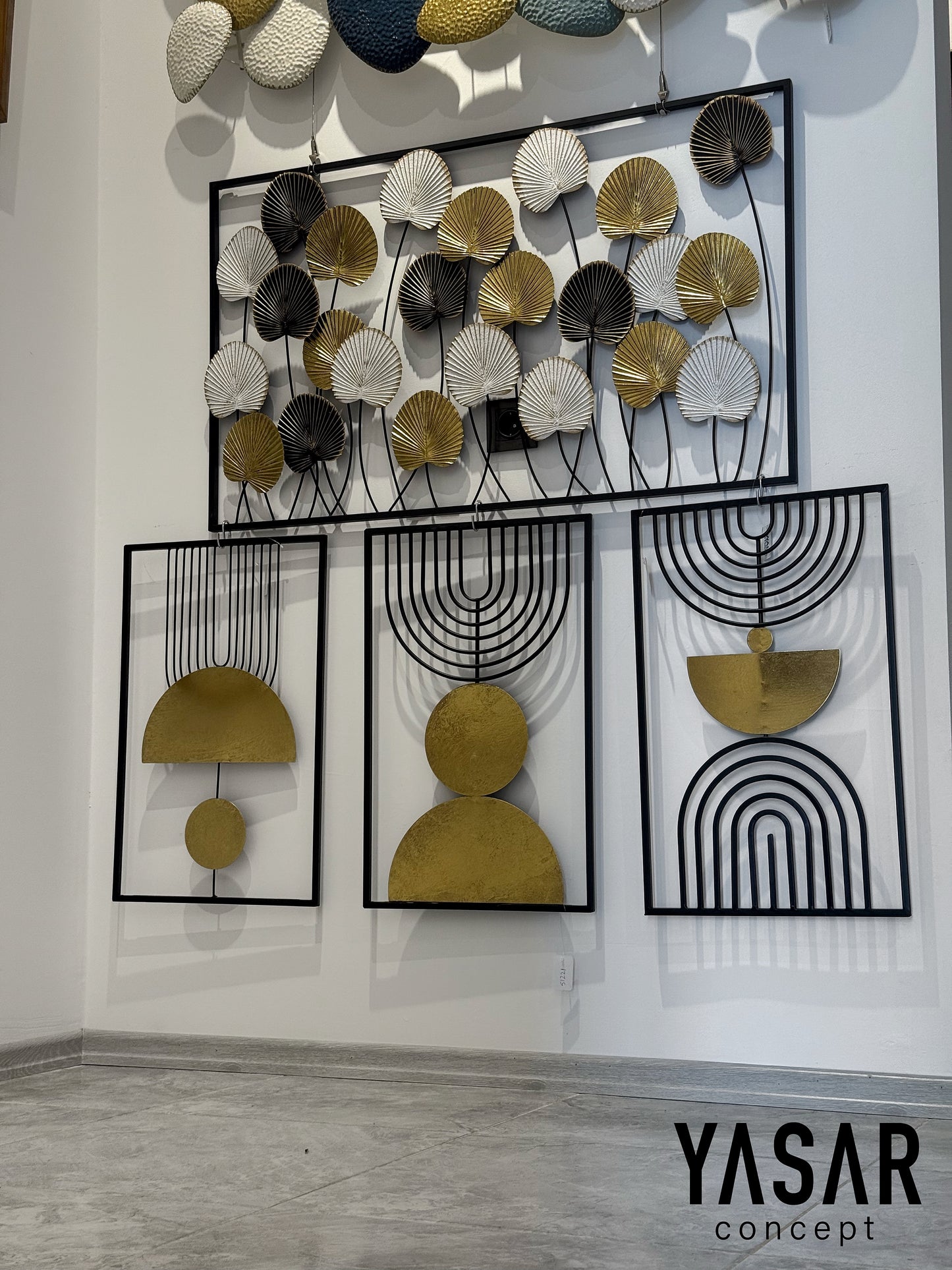 3'Lü Silvora Metal Duvar Panosu Tablosu