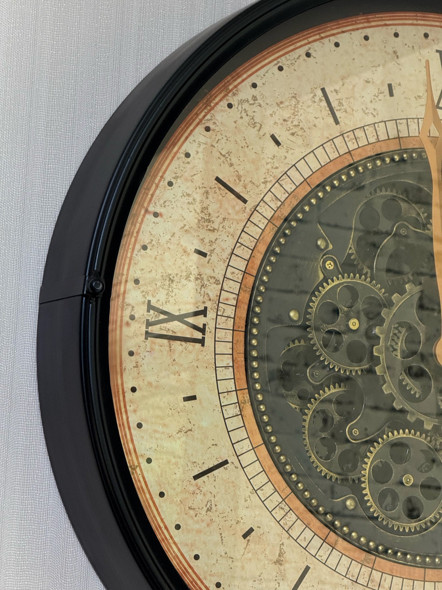 Chronowheel Metal Çarklı Duvar Saati 60 Cm