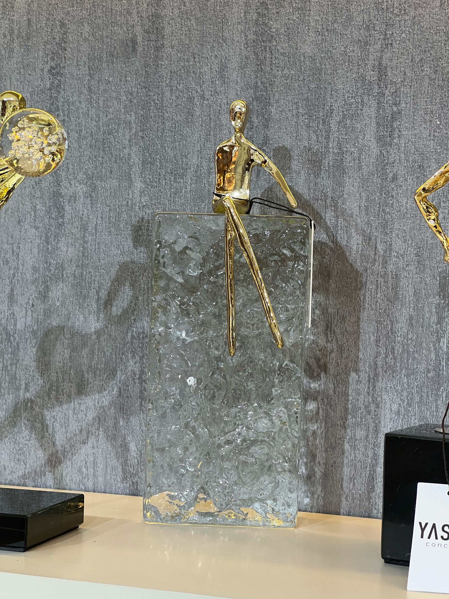 Prismmuse Kristal Soyut Adam Obje 10x28 Cm