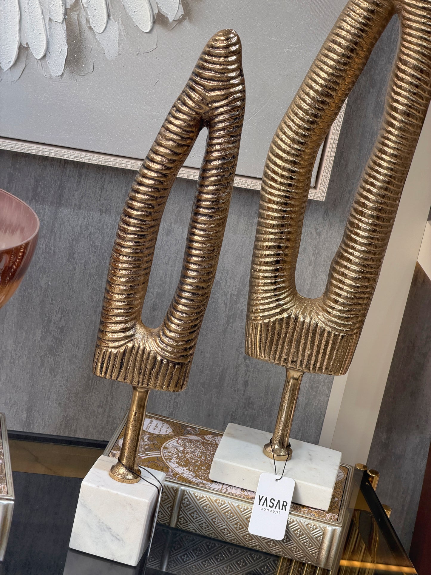 Solaris Soyut Metal Dekor Set